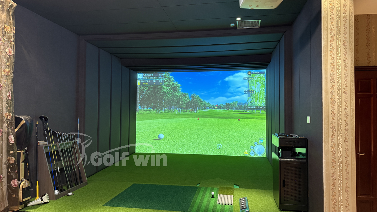 天津市南開區某別墅室內高爾夫